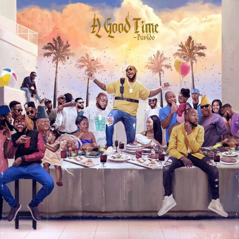 Front and Back Cover of “A Good Time” By Davido