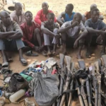 The Edo State Security Corps (ESSC) Arrests 18 Suspected Kidnappers Along  Benin- Auchi Road and Recovers 38 Guns